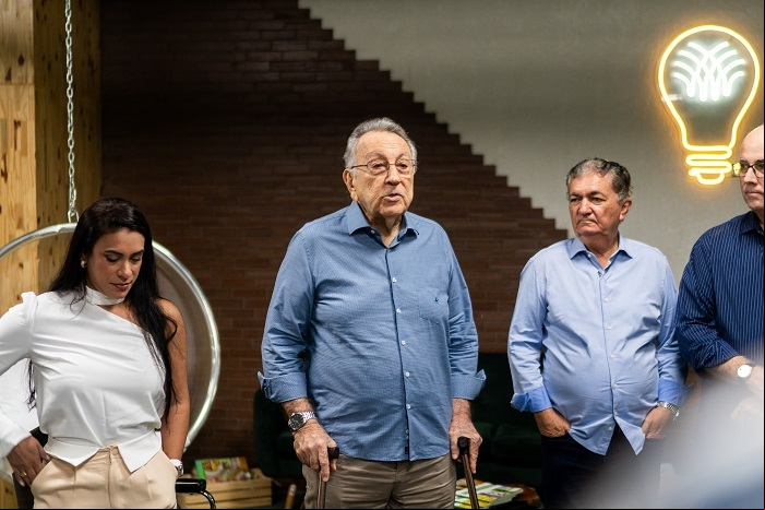 Presidente da CNA, João Martins, recebe comitiva dos Conselhos Deliberativo e Fiscal na sede da Faeb