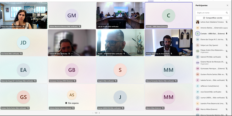 Reunião foi realizada em formato híbrido.