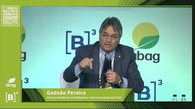 Vice-presidente de Relações Internacionais da CNA, Gedeão Pereira.