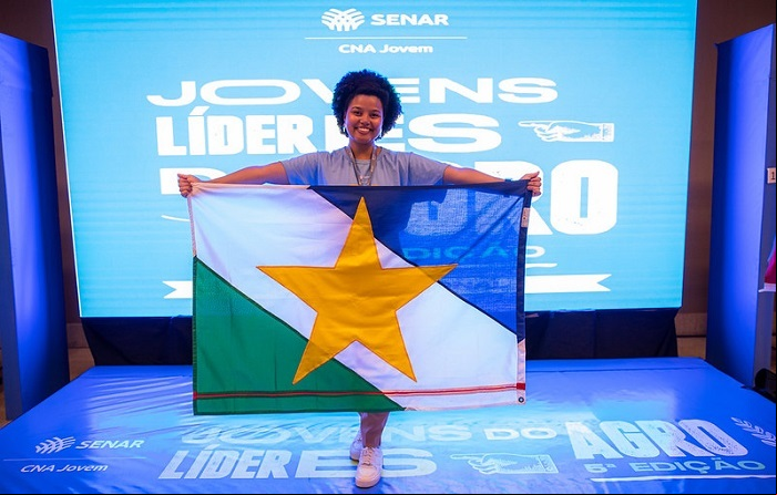 Eduarda durante a 5ª edição do CNA Jovem