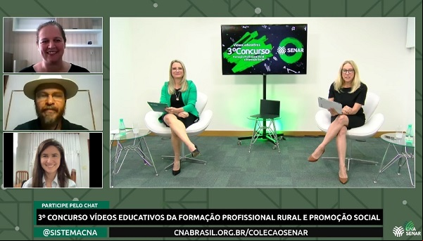 Três vencedores participaram ao vivo da live. Três vencedores participaram ao vivo da live.